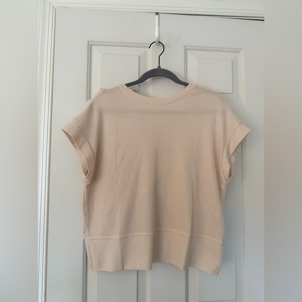 Casual Beige Women's Top
